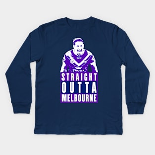 Melbourne Strom - Straight Outta Melbourne - BILLY SLATER Kids Long Sleeve T-Shirt